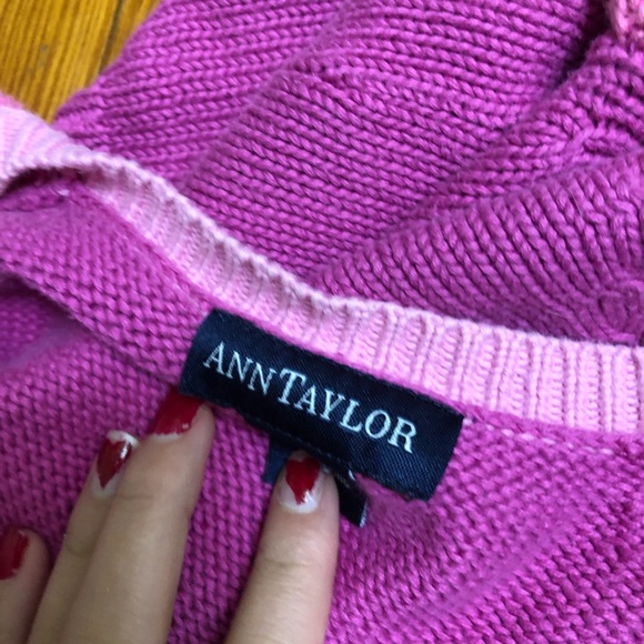 ann taylor cardigan pink - Picture 2 of 3